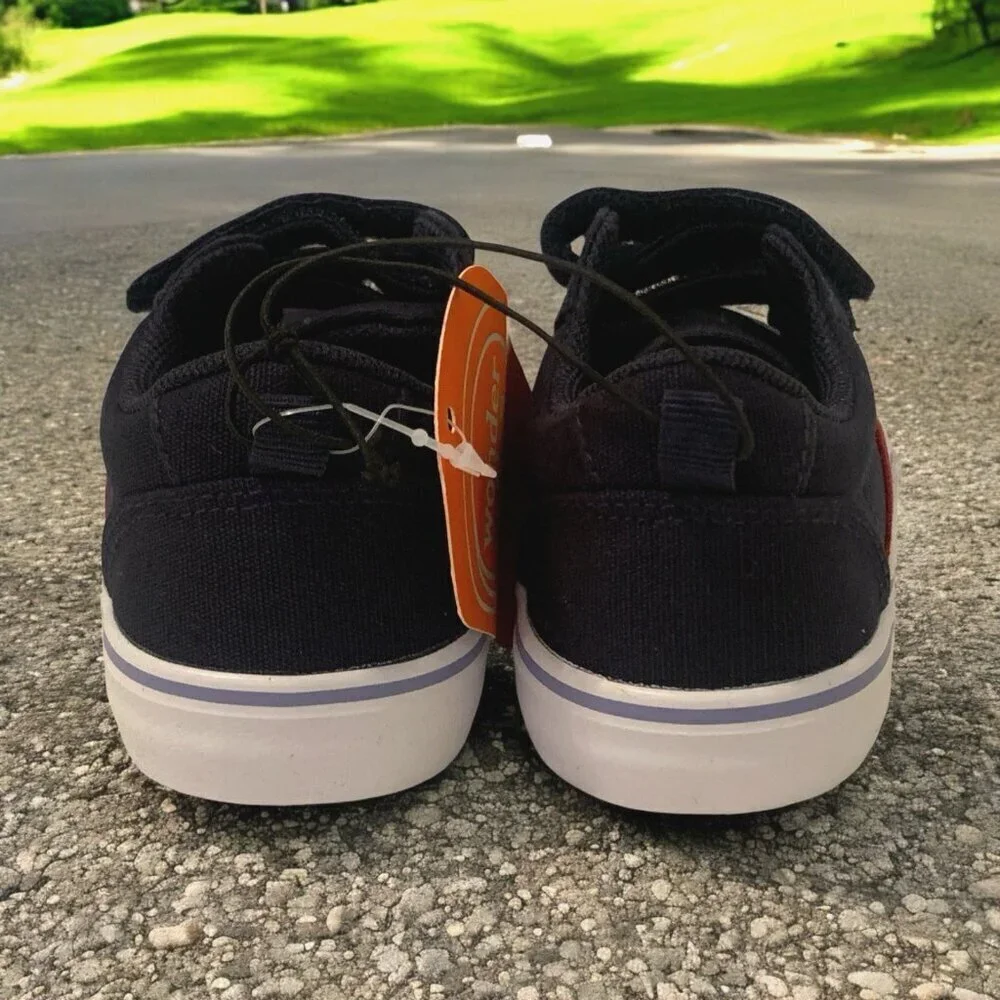 Wonder Nation Toddler Boys Casual 2 Strap Sneakers Size 7 Blue Red White
